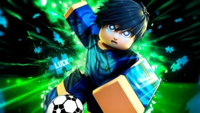 Blue Lock Rivals codes - a character kicks the ball on a colorful background