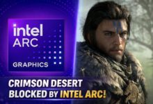 Intel Calls Out Pearl Abyss Over Missing Arc GPU Support in Crimson Desert