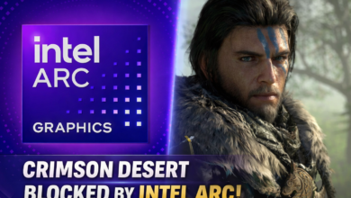 Intel Calls Out Pearl Abyss Over Missing Arc GPU Support in Crimson Desert