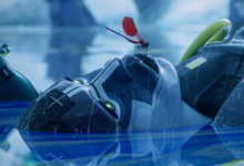 A defeated Runner lying in the water after a brutal match - Marathon beta complaints